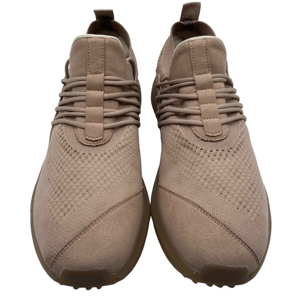 Lane Eight Mens Shoes 9 Trainer AD 1 Dusty Taupe Brown Low Top Athletic Sneakers - Picture 4 of 12